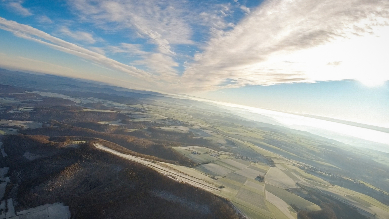Aussicht der Wettersonde