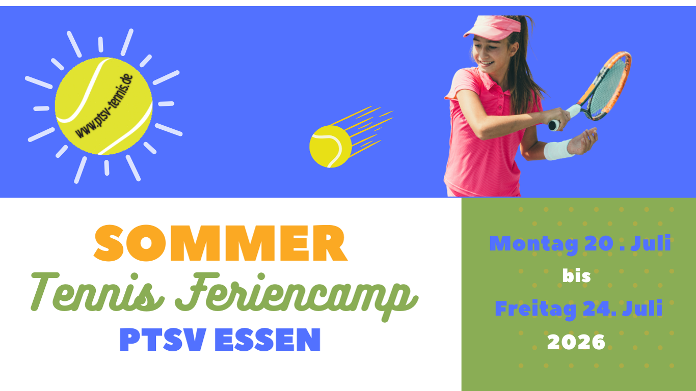 Tennis Sommercamp beim PTSV Essen in Essen Schonnebeck