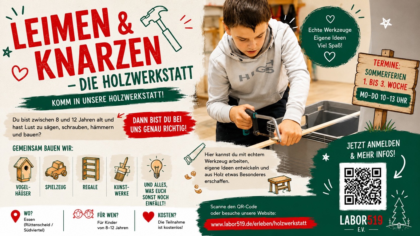 Leimen und Knarzen Flyer