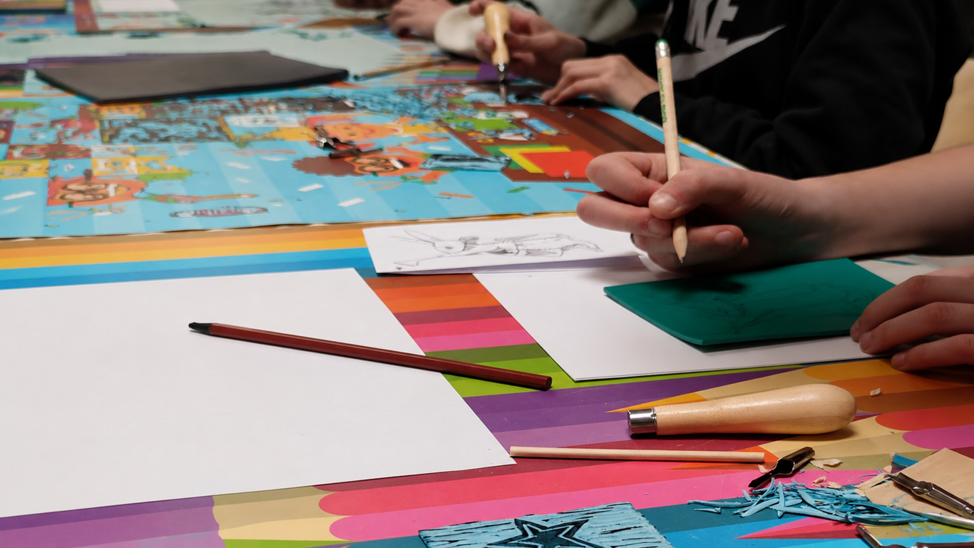 Lino Workshop Ostern