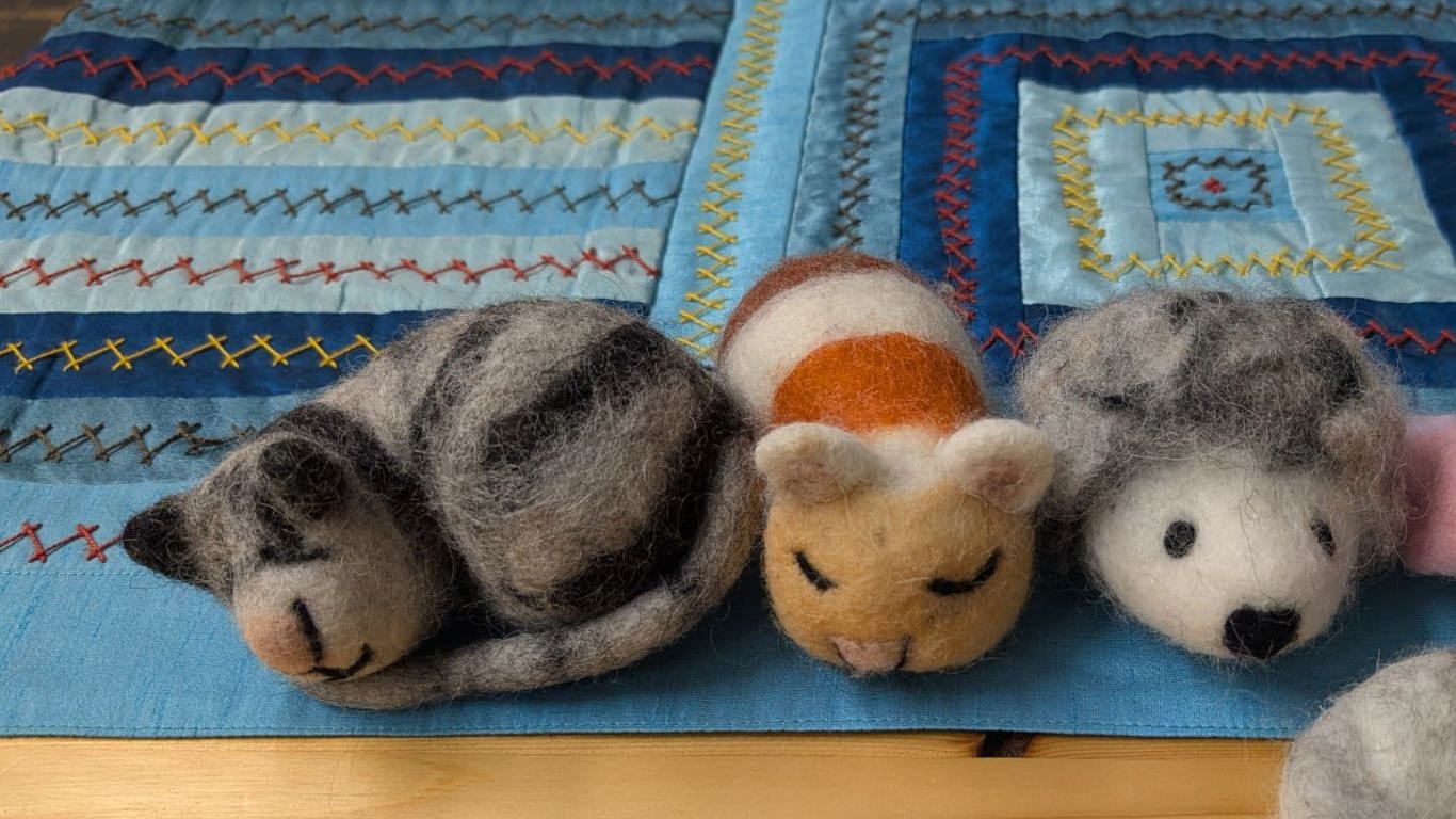 Kleine Filztiere komm zum Filzen in die KreAKTIVWERKstatt